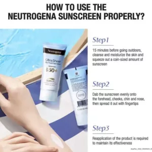 ضد آفتاب اولترا شیلد نیتروژینا | Dry Touch ، فوق سبک : انواع پوست SPF50