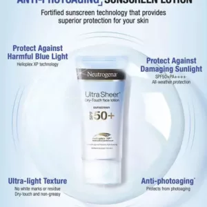 ضد آفتاب اولترا شیلد نیتروژینا | Dry Touch ، فوق سبک : انواع پوست SPF50