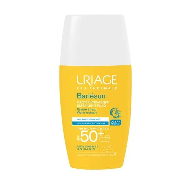 ضدآفتاب فلوییدی اوریاژ رطوبت رسان مناسب انواع پوست حتی پوست حساس 30میل حاوی spf50