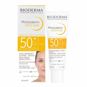 (حیاط خلوت) ضد آفتاب ضد لک بایودرما SPF50 اسپات ایج مناسب انواع پوست