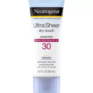 (حیاط خلوت) ضدآفتاب بی رنگ نیتروژینا |  SPF30 ؛ سبک بدون چربی 88میل (انقضا 03.2024)