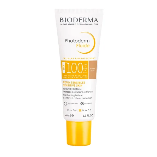 ضدآفتاب فلویید رنگی بایودرما بسیار سبک CLAIRE LIGHT PA+++ SPF100