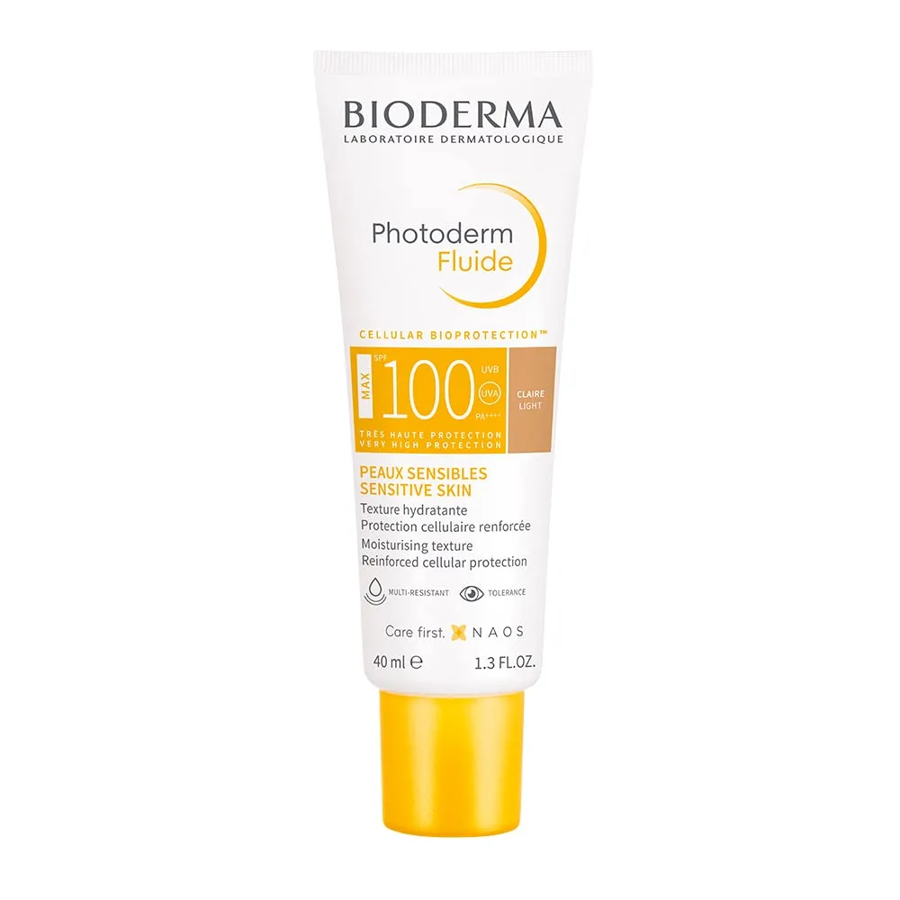 ضدآفتاب فلویید رنگی بایودرما بسیار سبک CLAIRE LIGHT PA+++ SPF100