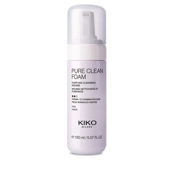 فوم شوینده کیکو مناسب پوست نرمال تا مختلط kiko pure clean foam فوم شوینده کیکو مناسب پوست نرمال تا مختلط kiko pure clean foam