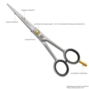 قیچی آرایشگری حرفه ای آلمانی سرنا کد 3455 Cerena Sahara Scissors 5.5