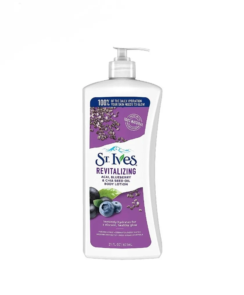لوسیون بدن بلوبری و چیا سنت ایوز st.ives blueberry body lotion