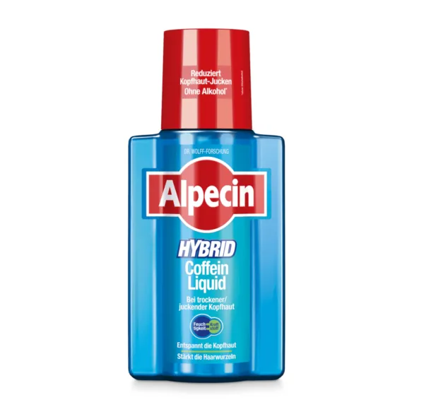 لیکوئید کافئین هیبرید آلپسین مناسب موی خشک و خارش دار ضد ریز ارثی alpecin Hybrid Caffeine Liquid