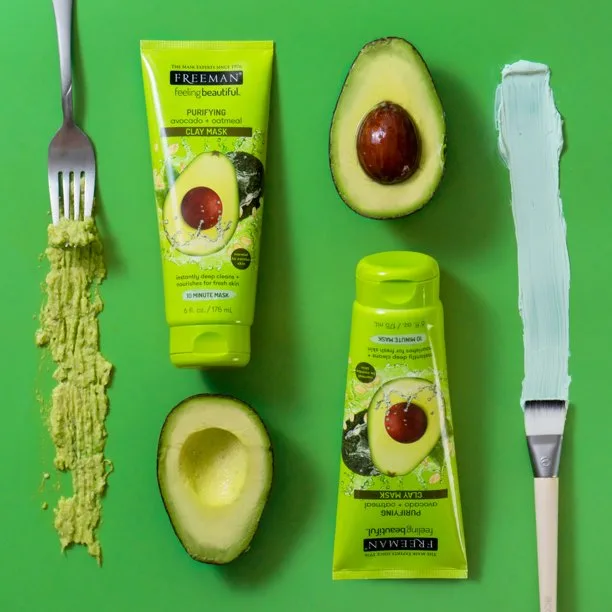 ماسک صورت خاک رسی آووکادو و جو دو سر فریمن پاک کننده (کد2229)