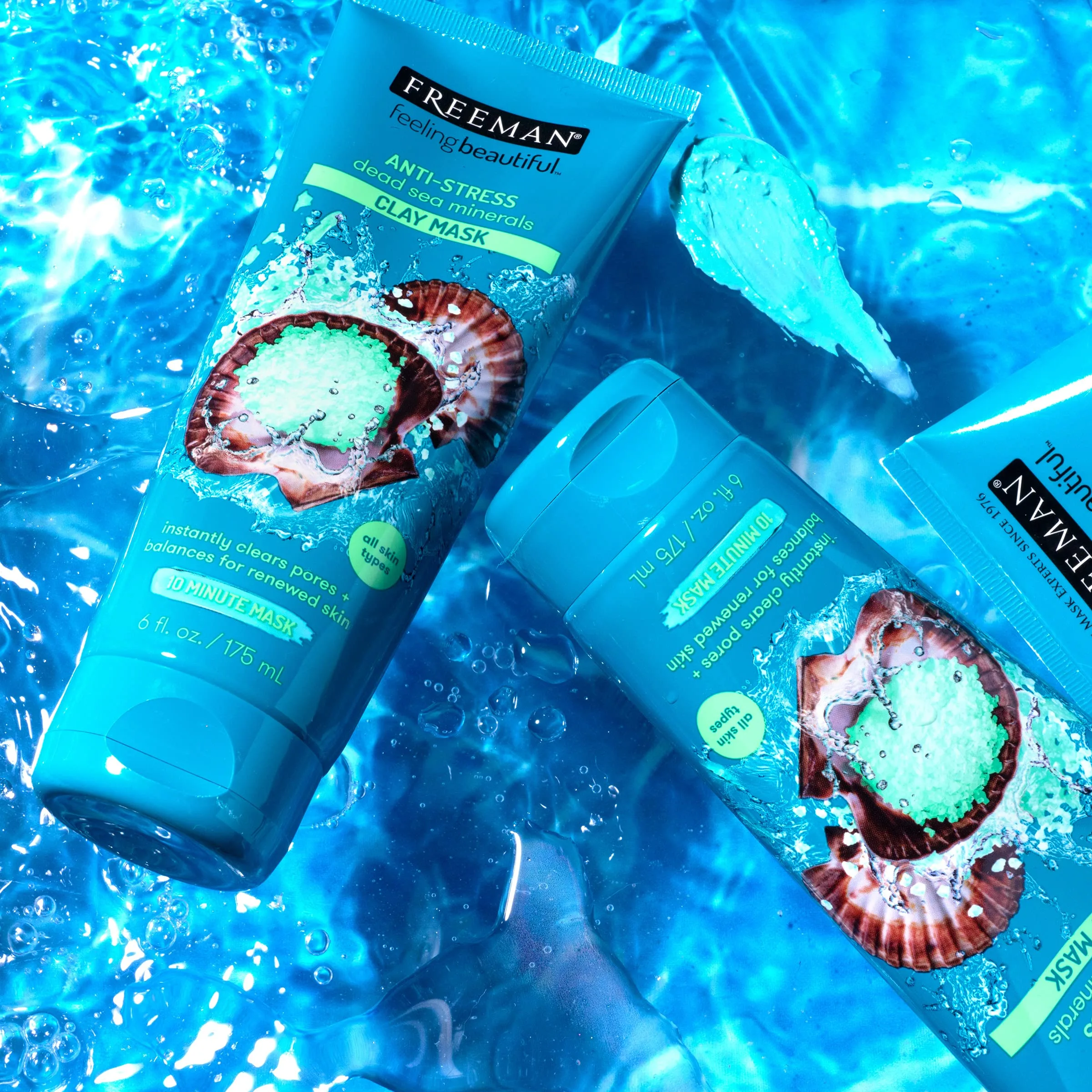 ماسک صورت خاک رسی فریمن ضد استرس حاوی کانی ها و املاح دریا (کد2120)