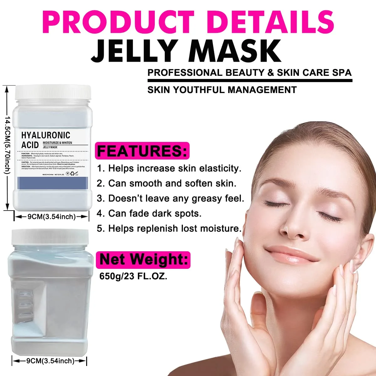 ماسک صورت پودری هیدروژلی دکتر مینایر | گل رز ؛ شفاف کننده و آبرسان قوی