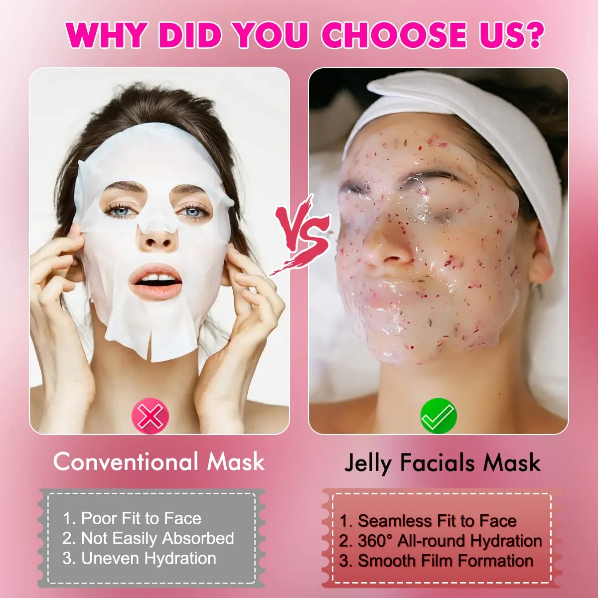 ماسک صورت پودری هیدروژلی دکتر مینایر | گل رز ؛ شفاف کننده و آبرسان قوی