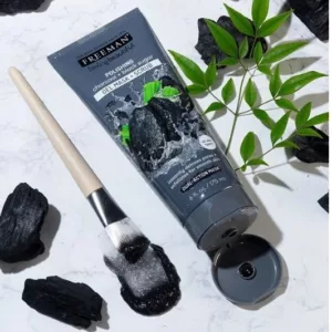 ماسک صورت ژل اسکراب فریمن حاوی  ذغال فعال و شکر سیاه