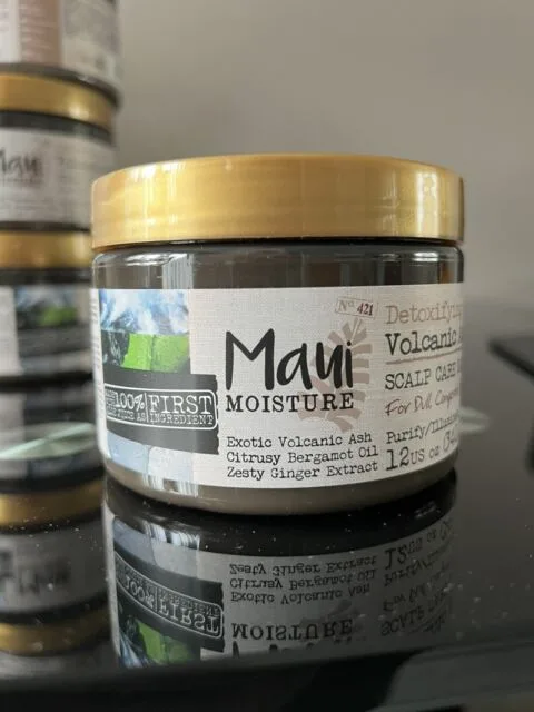 ماسک مو کف سر خاکستر آتشفشانی مائویی | پاکسازی و اسکراب ملایم ؛ سم زدا و رطوبت رسان کف سر