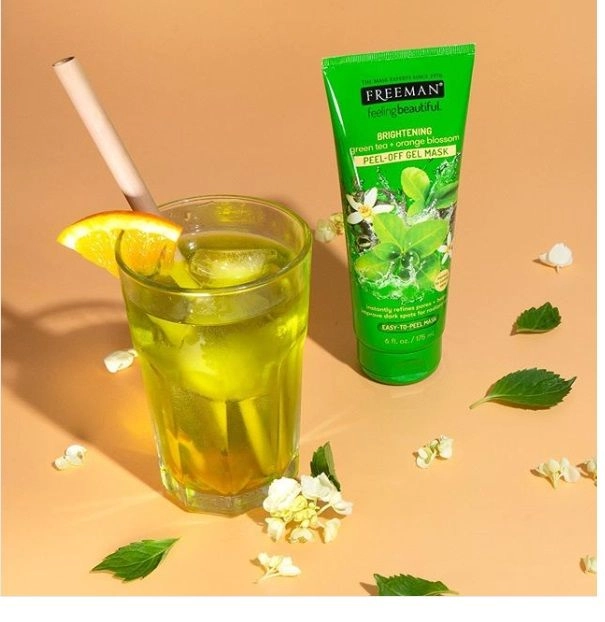 ماسک ژلی پیل آف فریمن روشن کننده و لایه بردار حاوی چای سبز و شکوفه پرتقال