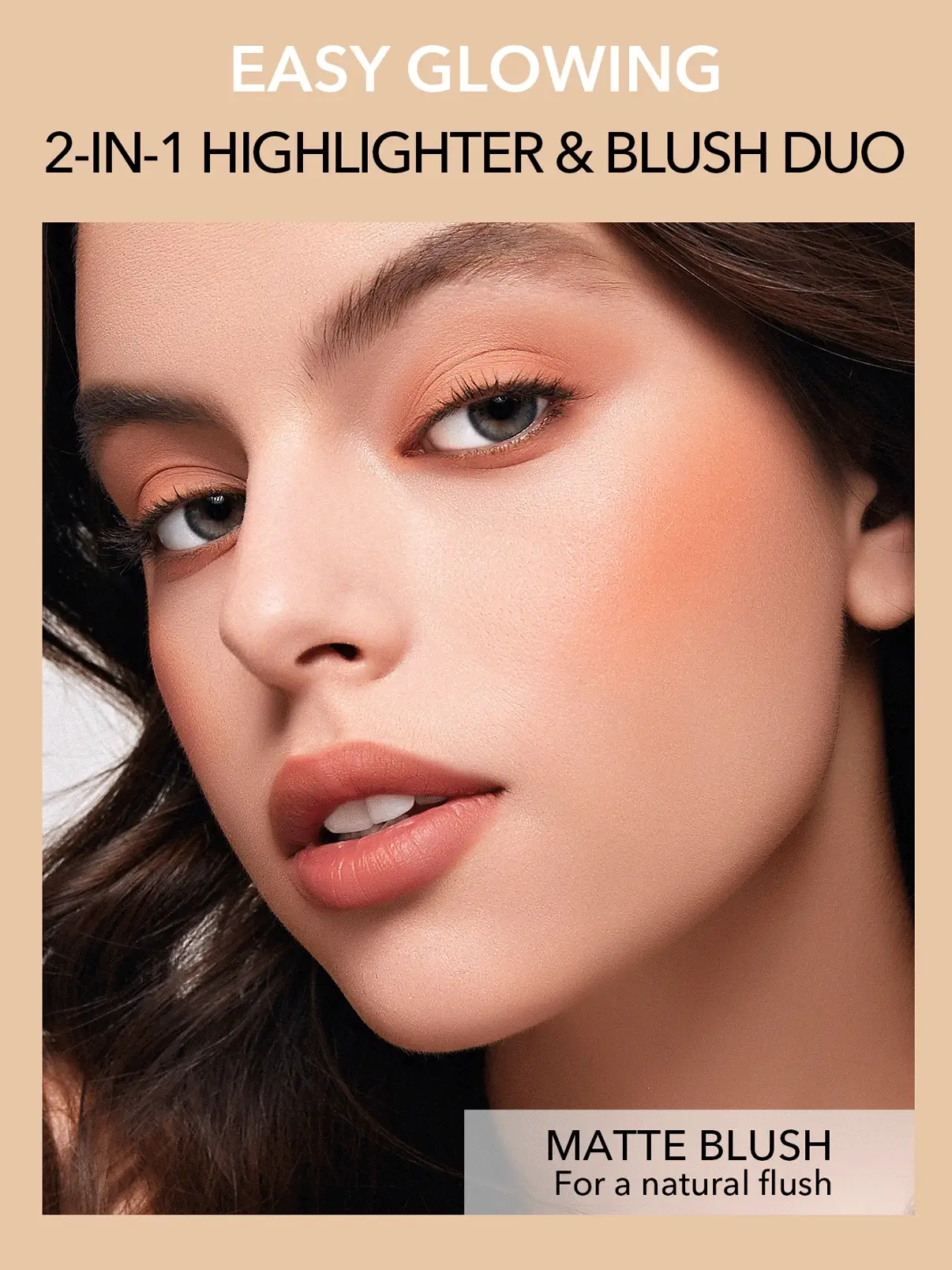 هایلایتر و رژگونه دوتایی شیگلم GLAM 101 HYBRID در 3 رنگ