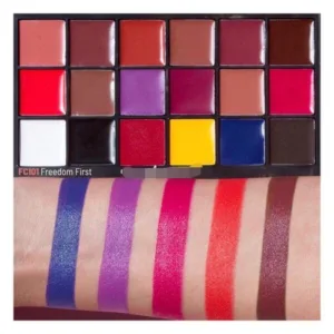 پالت رژ لب فریدام جی کت اصل J. Cat Beauty FREEDOM CREATOR LIP PALETTE - FC101 Freedom First