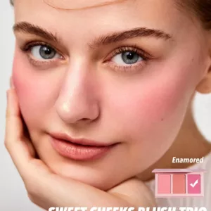 پالت رژگونه 3تایی شیگلم Sweet Cheeks Blush Trio-Enamored