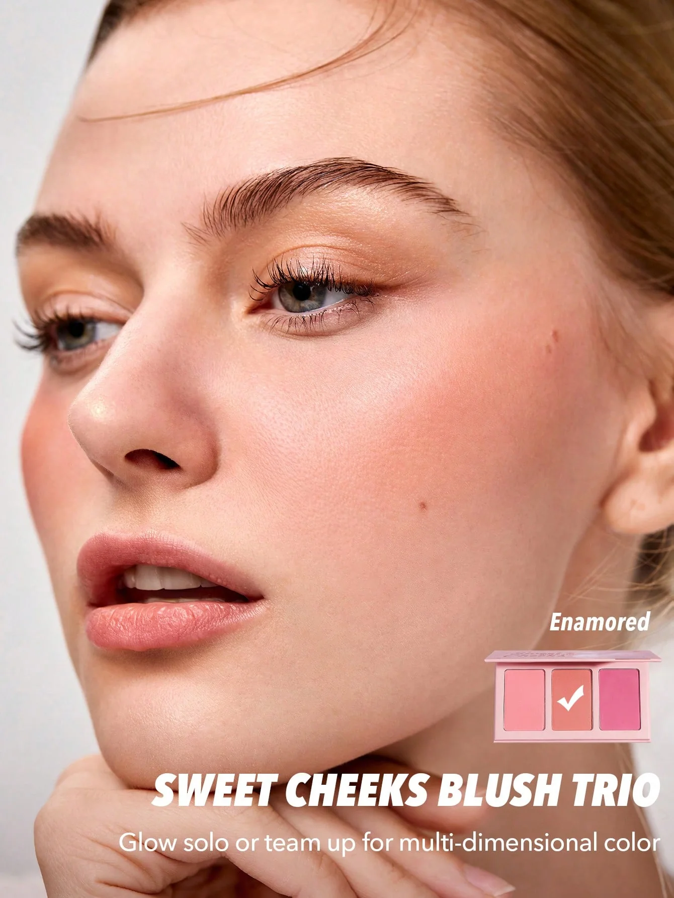 پالت رژگونه 3تایی شیگلم Sweet Cheeks Blush Trio-Enamored