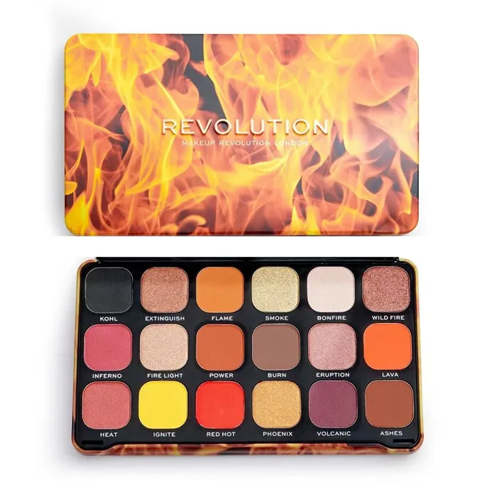 پالت سایه چشم رولوشن مدل فایر Revolution Forever Flawless fire