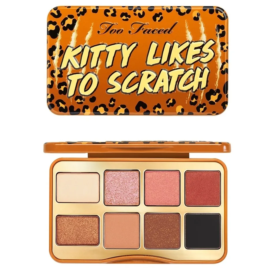 پالت سایه چشم توفیسد اصل سایز مینی 8رنگ جذاب Too Faced Kitty Likes to Scratch