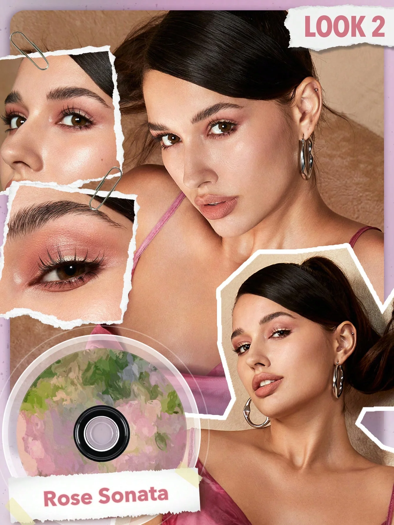 پالت سایه شیگلم مدل گرام رنگ rose sonata