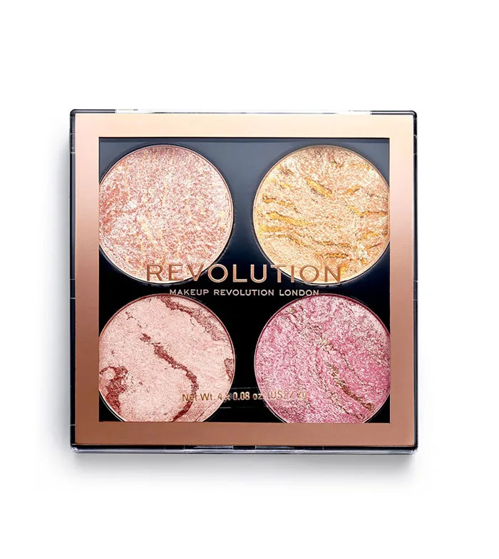 پالت هایلایتر و برنزر رولوشن مدل چیک کیت