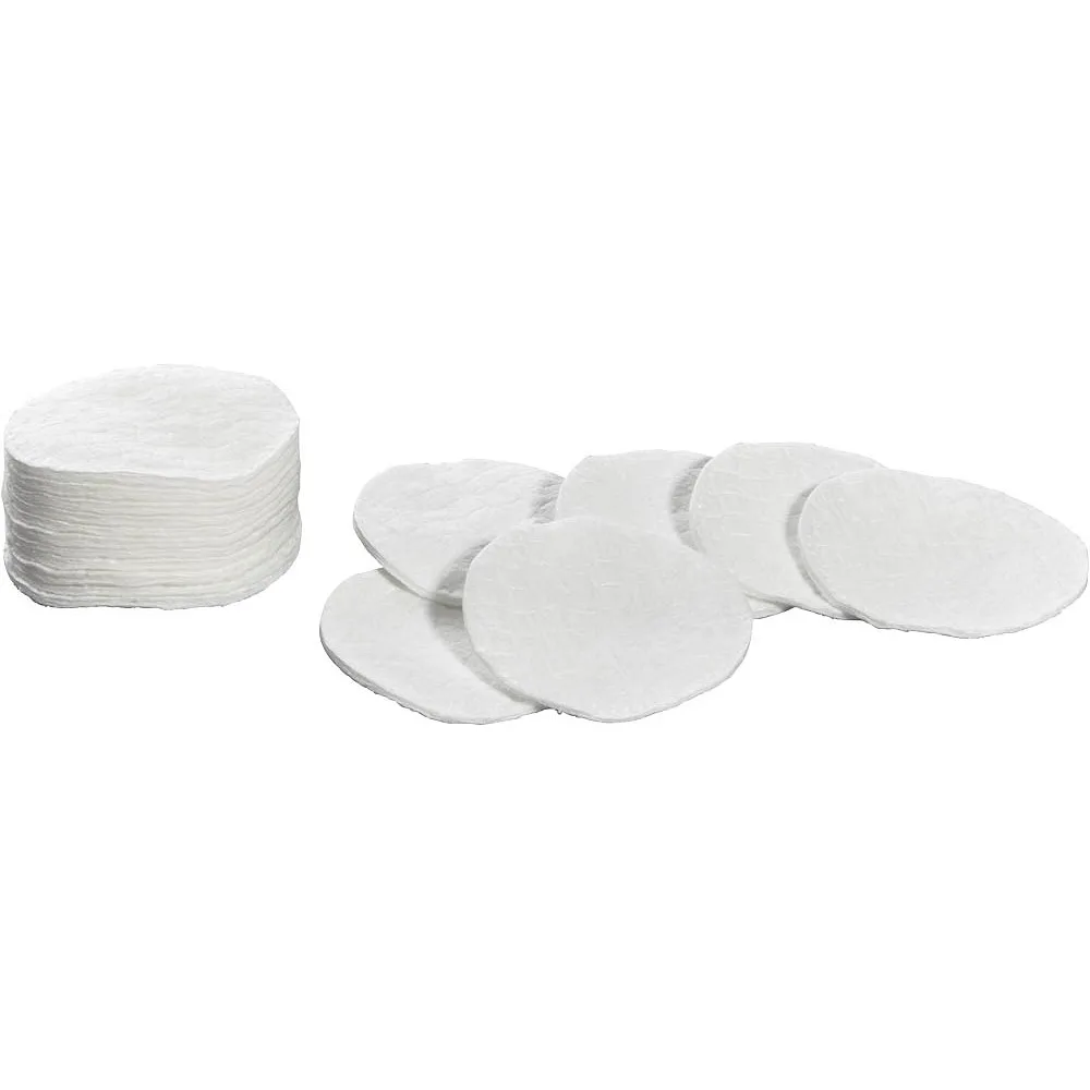 پد آرایش پاک کن ایسانا ساخته شده از پنبه و تماما دور دوخت 140عددی محصول آلمان