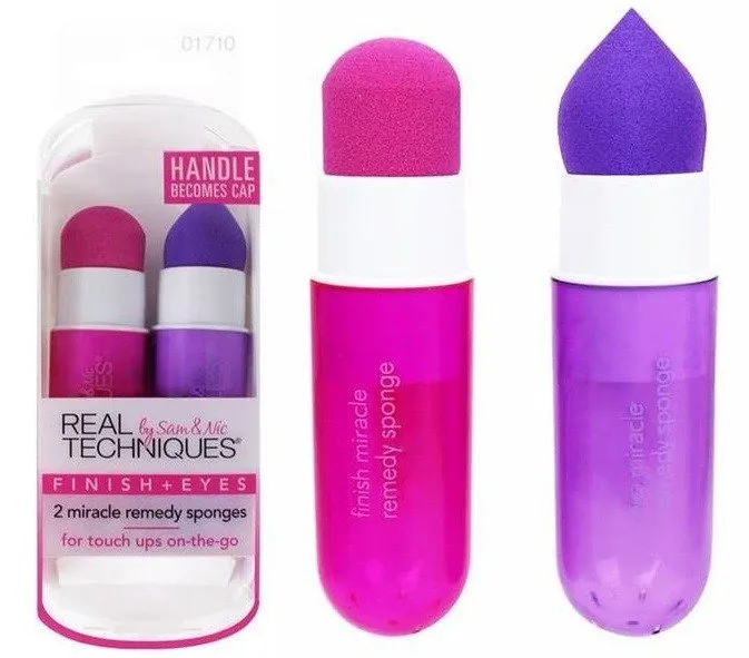 پد اسفنج مجعزه ریل تکنیک دوتایی مناسب رژگونه،برانزر،هایلاتر،کانتور کد 01710