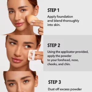 پنکک مات شیگلم کاملا مات و کنترل کننده چربی با پکیج جدید رنگ nude pink