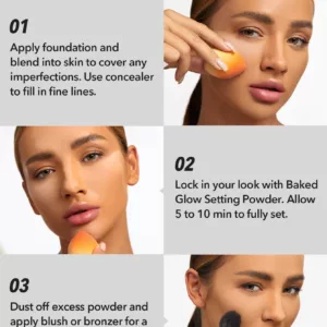 پودر فیکس شیگلم رنگ لایت پینک Light Pink