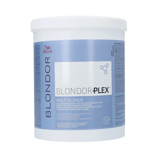 پودر دکلره بلوند پلکس ولا پروفشنال BLONDER PLEX WELLA 800gr