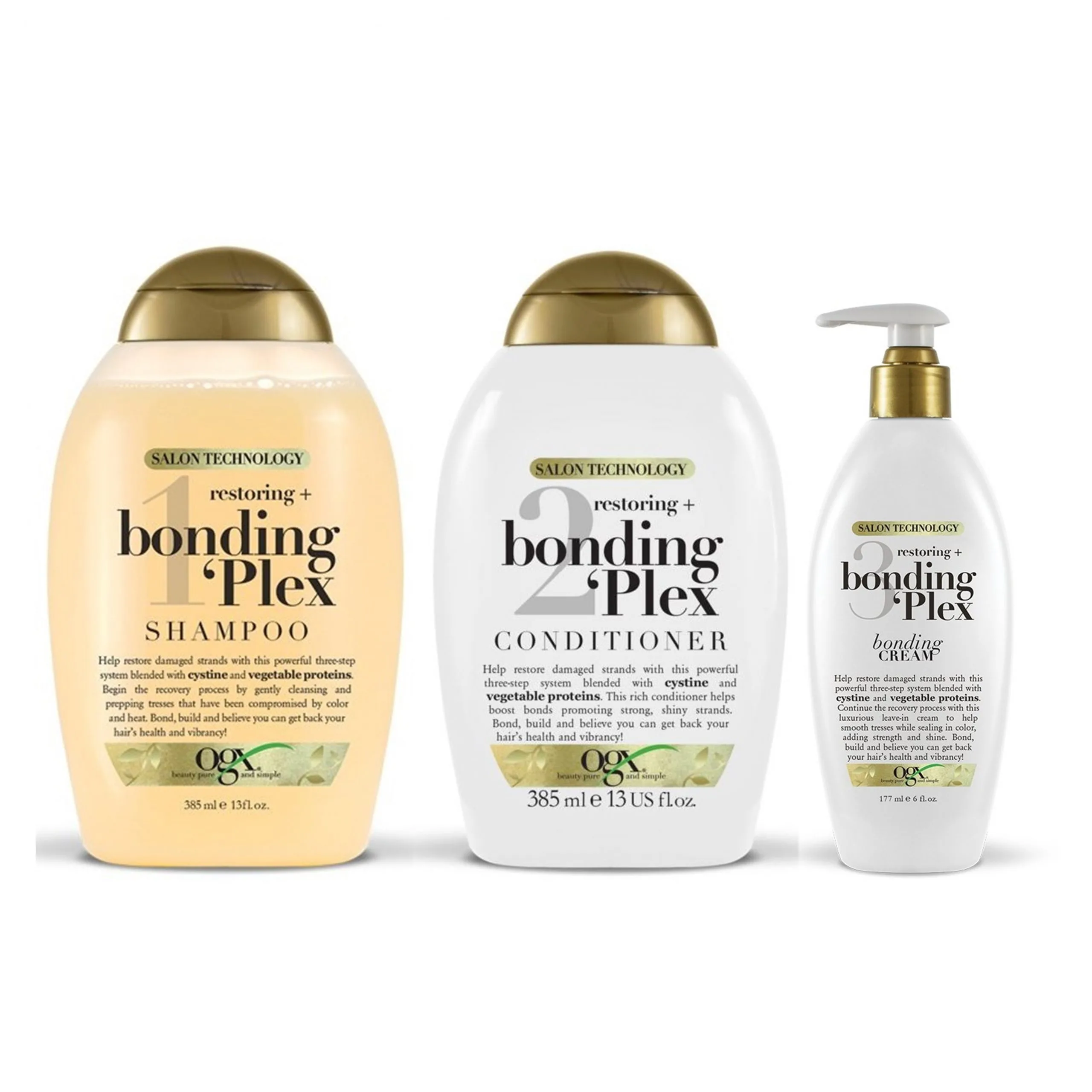 پک محصولات باندینگ پلکس او جی ایکس (شامپو، نرمکننده و کرم مو) پک محصولات باندینگ پلکس او جی ایکس (شامپو، نرمکننده و کرم مو)