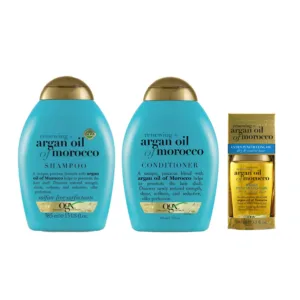 پک محصولات آرگان اوجی ایکس (شامپو، نرم کننده و روغن اکسترا)