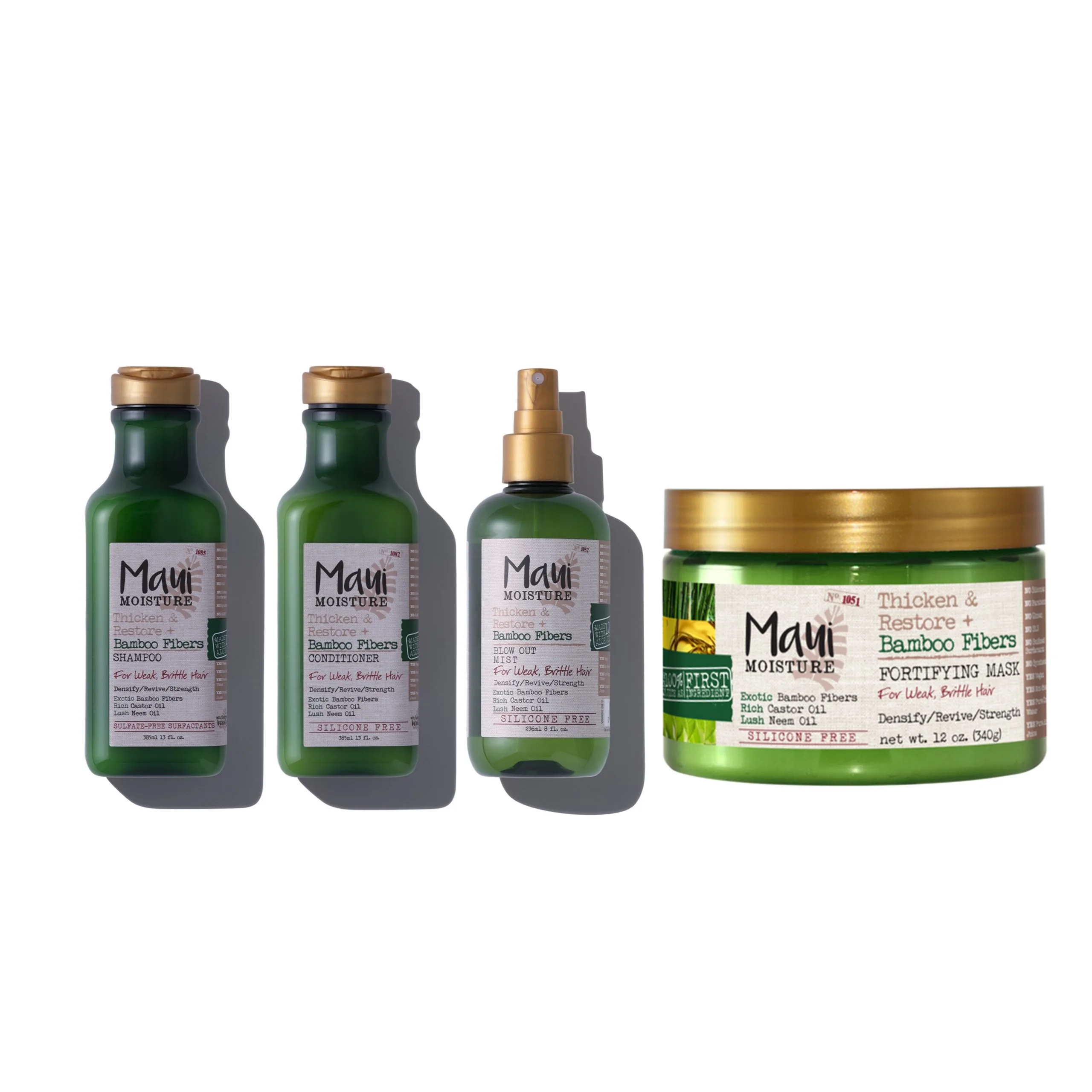 پک محصولات بامبو مائویی (شامپو، ماسک مو، نرم کننده و اسپری مو)