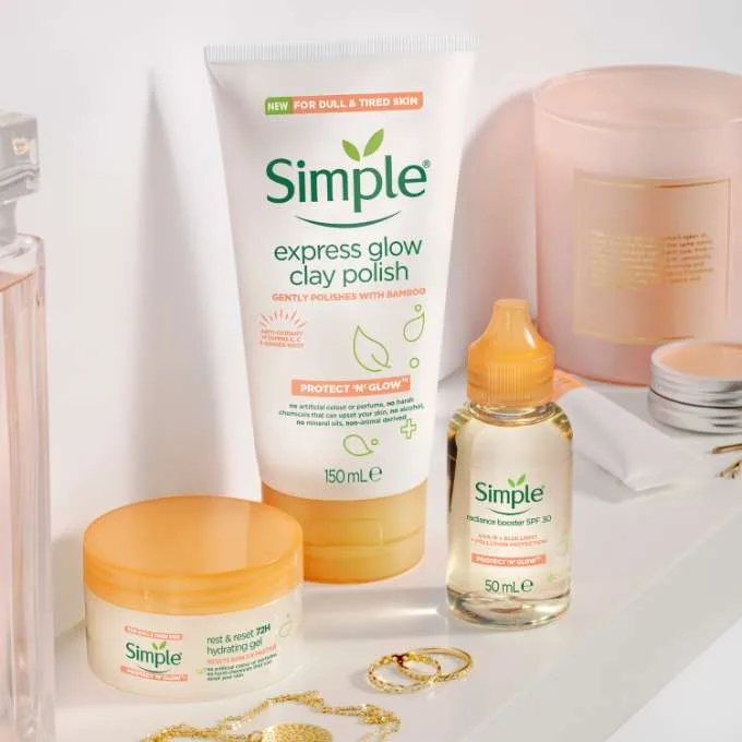 ژل آبرسان 72 ساعته سیمپل روشن کننده پوست کدر حتی حساس 50میل