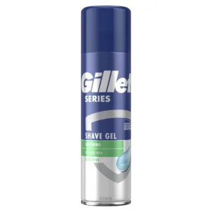 ژل اصلاح صورت ژیلت پوست حساس رایحه آلوئه ورا بدون الکل Soothing Shaving Gel Aloe Vera