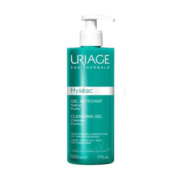ژل شوینده هیسه آک Hyséac اوریاژ پوست چرب تا مختلط پوست جوش دار و آکنه 500میل