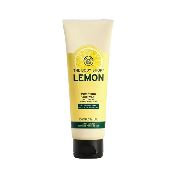 ژل شوینده صورت بادی شاپ مخصوص پوست چرب | حاوی ویتامین سی انواع پوست THE BODY SHOP Lemon Purifying Face Wash