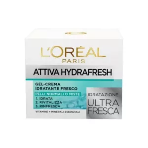 ژل کرم تخصصی لورآل آبرسان قوی مناسب انواع پوست attiva hydrafresh