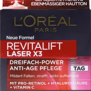 کرم روز ضد پیری لورآل ضد چروک و لیفت کننده revitalift laser renew +40 day