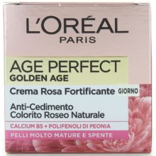 کرم روز تقویت کننده و شاداب کننده لورآل +60 age perfect golden age rosa giorno