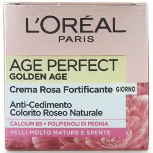 (حیاط خلوت انقضا 2025-02 )کرم روز تقویت کننده و شاداب کننده لوریل +60 age perfect golden age rosa giorno