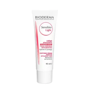 کرم سنسبیو لایت بایودرما مرطوب کننده تسکین دهنده پوست نرمال تا خشک و حساس bioderma sensibio light
