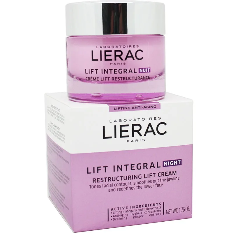 کرم شب لیفت قوی اینتگرال لیراک | لیفت کننده، بازسازی ضد چروک جوانساز  Lierac Lift Integral Restructuring Night Cream
