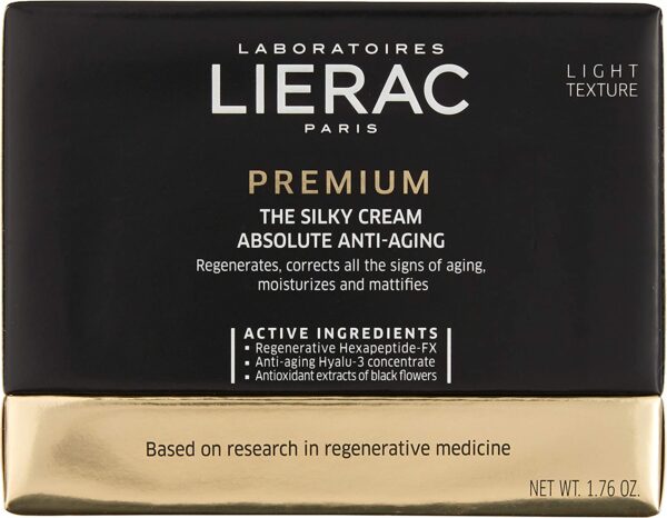کرم ضد چروک ضد پیری بسیار قوی پریمیوم ابسولوت لیراک مناسب پوست نرمال تا مختلط LIERAC PREMIUM SILKY CREAM3