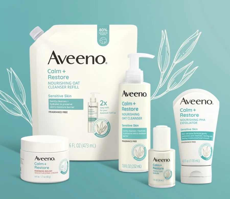 کرم مرطوب کننده قوی اوینو Aveeno حاوی آنتی اکسیدان ترمیم سد لیپیدی پوست 48گرم