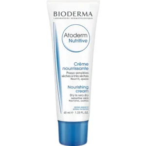 کرم مغذی و التیام بخش بایودرما رطوبت رسان درمان خشکی پوست صورت bioderma atoderm nutritive