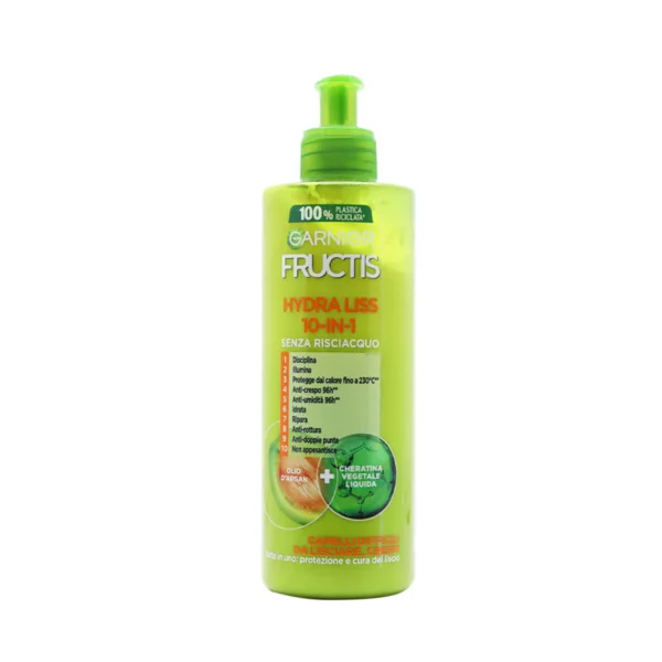 کرم مو 10کاره هیدرا لیز گارنیر حاوی آرگان و کراتین تریمیم کننده فیبر مو 400میل Hydra Liss