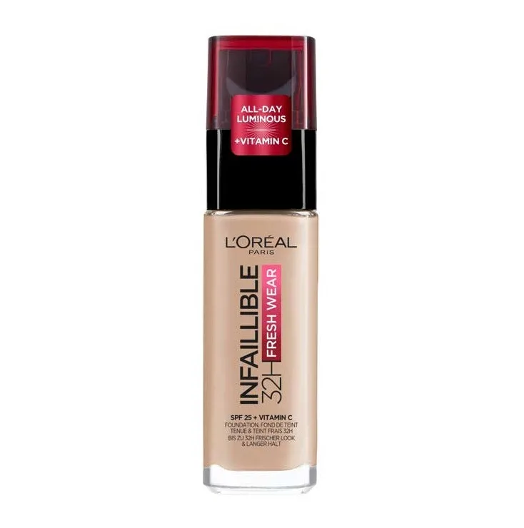 کرم پودر لوریل اینفالیبل 36 ساعته لورآل (لوریل) Loreal INFAILLIBLE FRESH WEAR