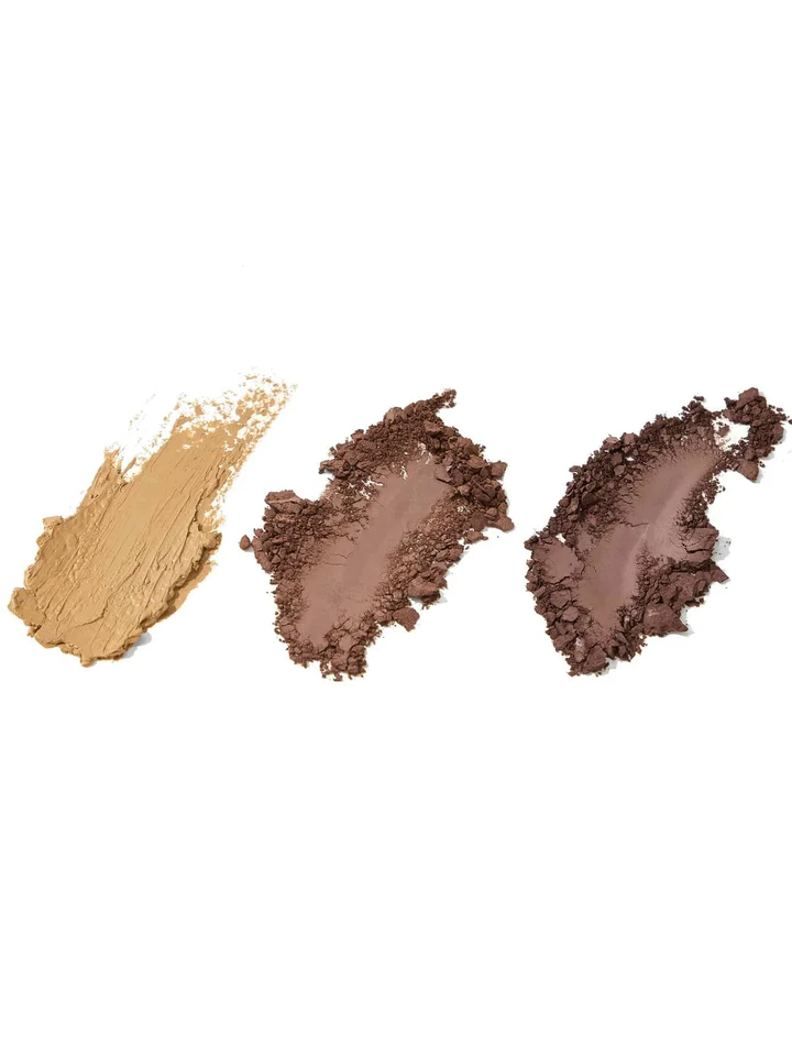 کیت ابرو 3تایی شیگلم DARK BROWN 101